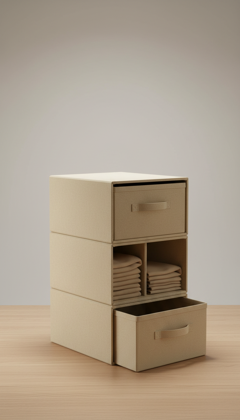 Soft-Touch Stackable Wardrobe Box